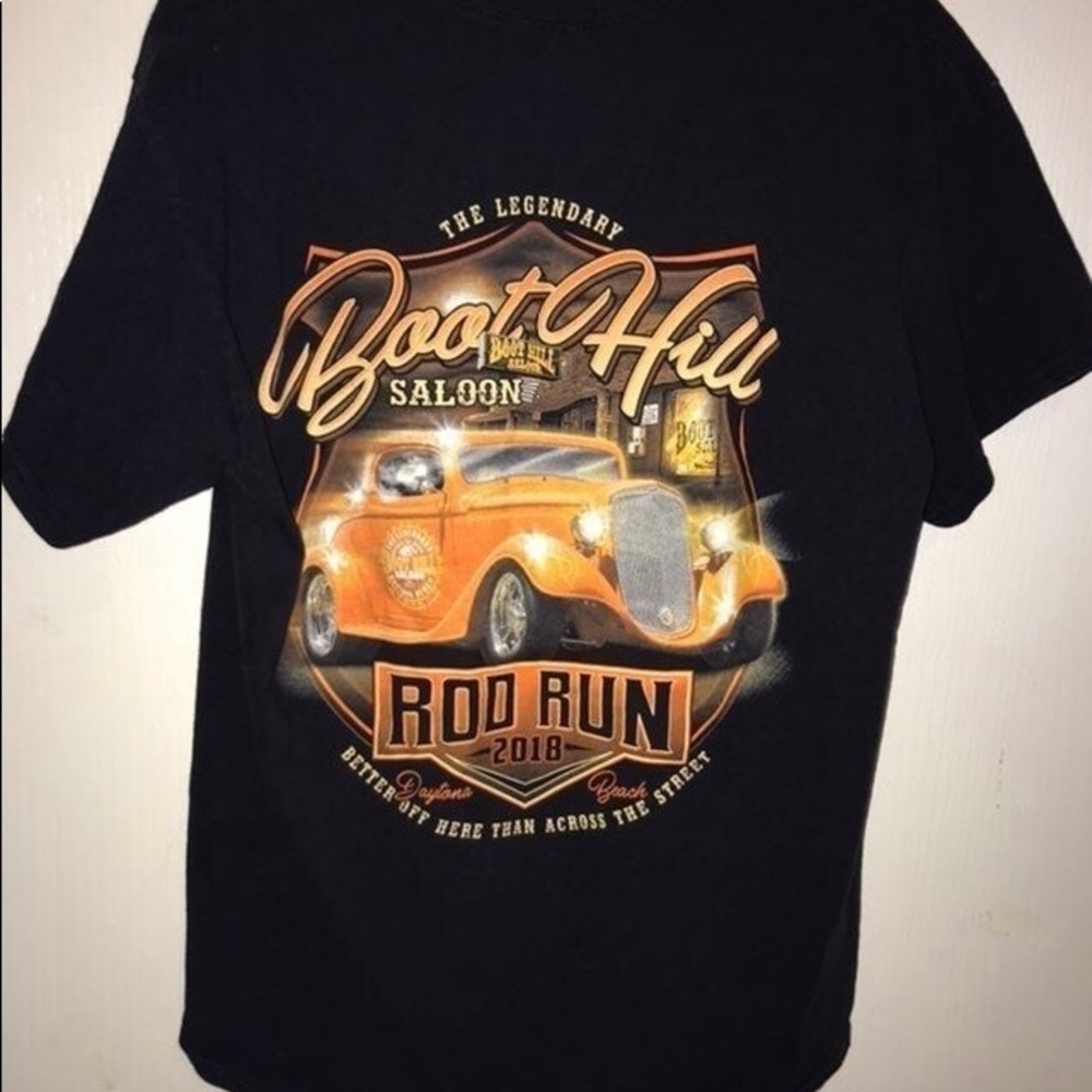 Boot Hill Saloon Rod Run 2018 Tee L